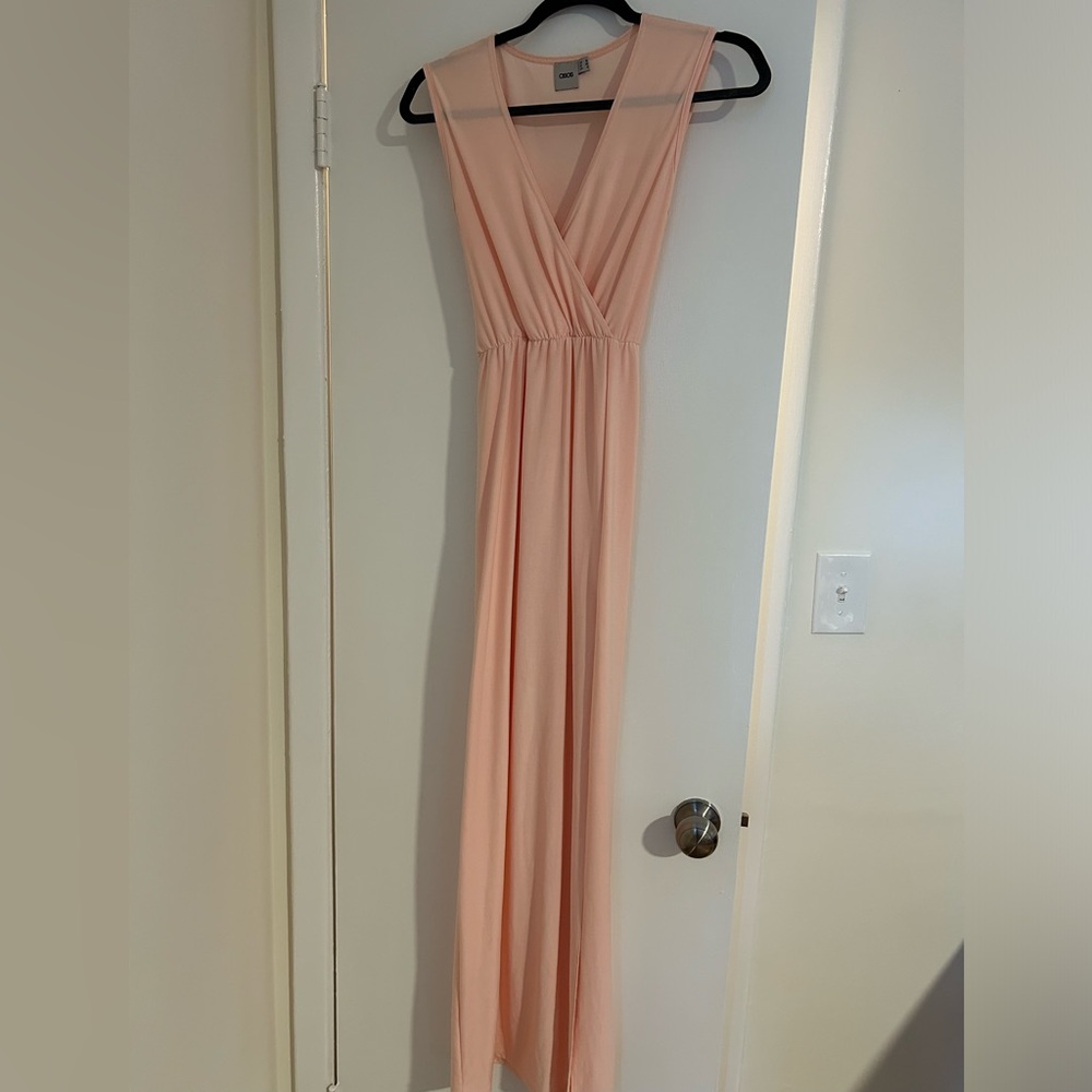 ASOS blush pink Maxi dress